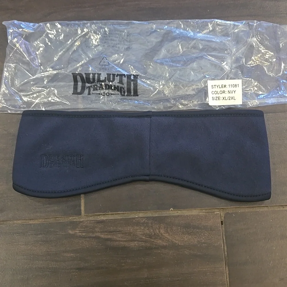 Duluth Trading Co. Navy Fleece Headband Warmer XL/ 2XL NWT
